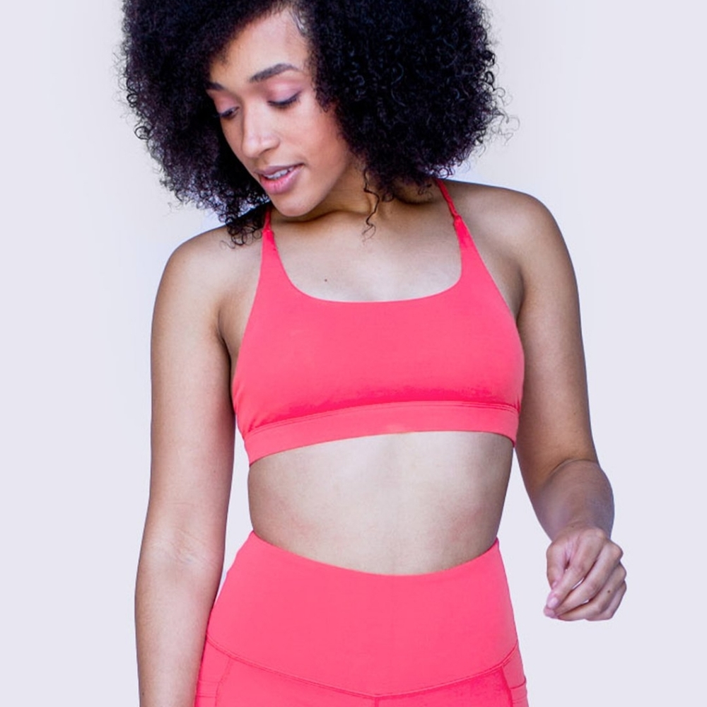 Feed Me Fight Me (FMFM) S.A.S. Bra in Coral Large - Picture 1 of 6